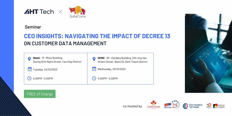 [Support Event] Seminar CEO Insights: Navigating the Impact of Decree 13 on Customer Data Management